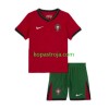 Billiga Fotbollströjor Portugal Barn Hemma tröja EM 2024 Kortärmad